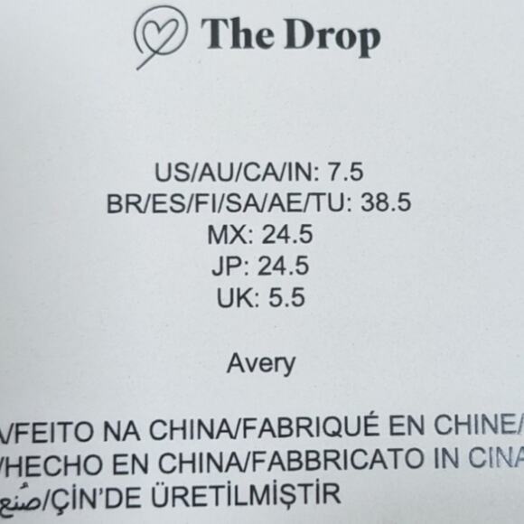 NWT The Drop blush pink Avery strappy faux suede chunky heel - Picture 7 of 7